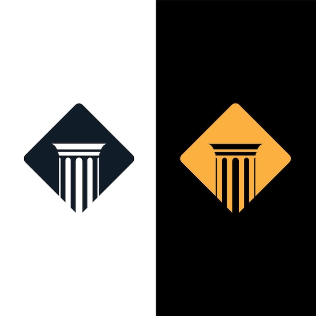 La plantilla de diseño del logotipo del pilar es el más vendido