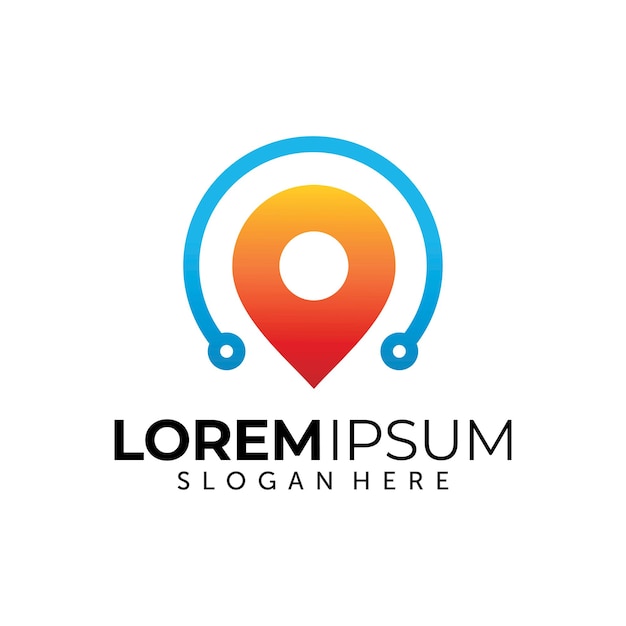 Plantilla de diseño de logotipo de Point Tech