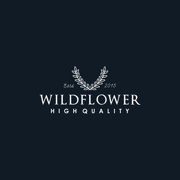 Plantilla de diseño de logotipo premium Flower