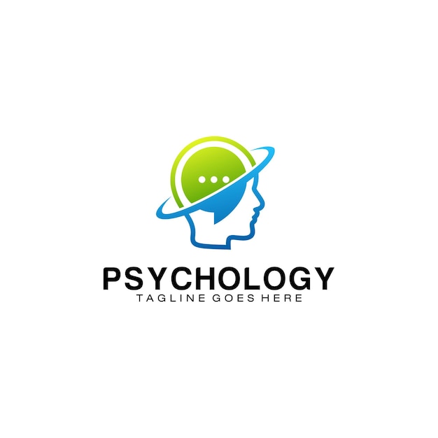 Plantilla de diseño de logotipo de psychology consult