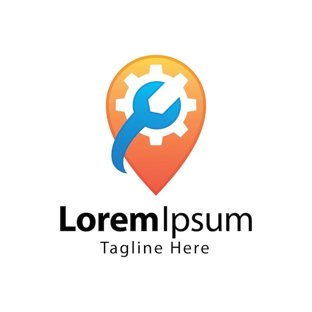 Plantilla de diseño de logotipo de Repair Point