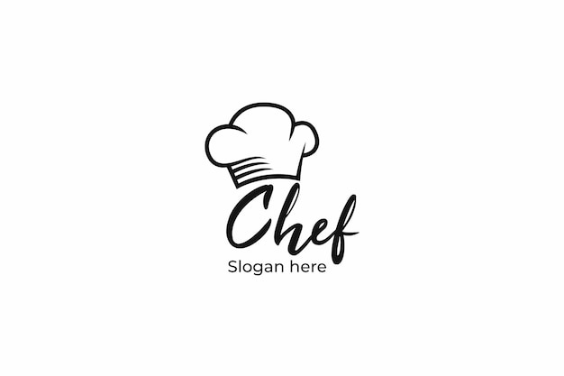 Plantilla de diseño de logotipo de restaurante de buen chef