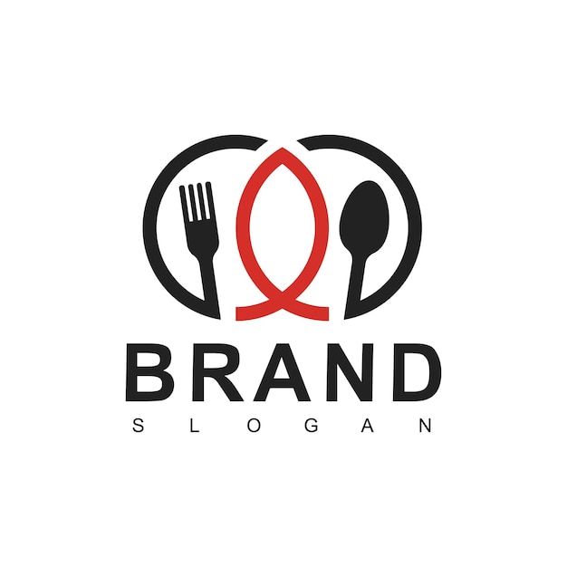 Plantilla de diseño de logotipo de restaurante de mariscos