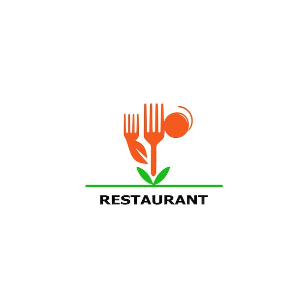 plantilla de diseño de logotipo de restaurante vectorial