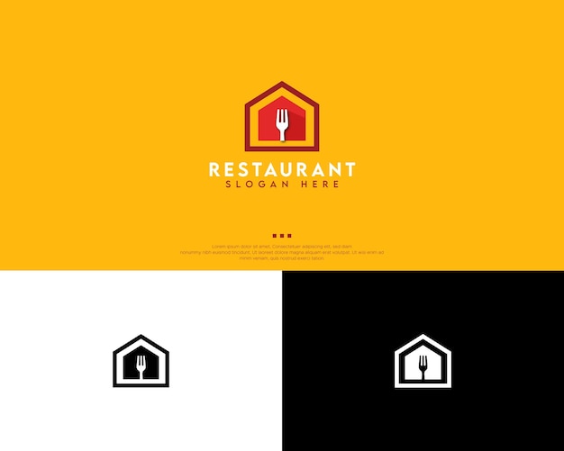 Plantilla de diseño de logotipo de restaurante