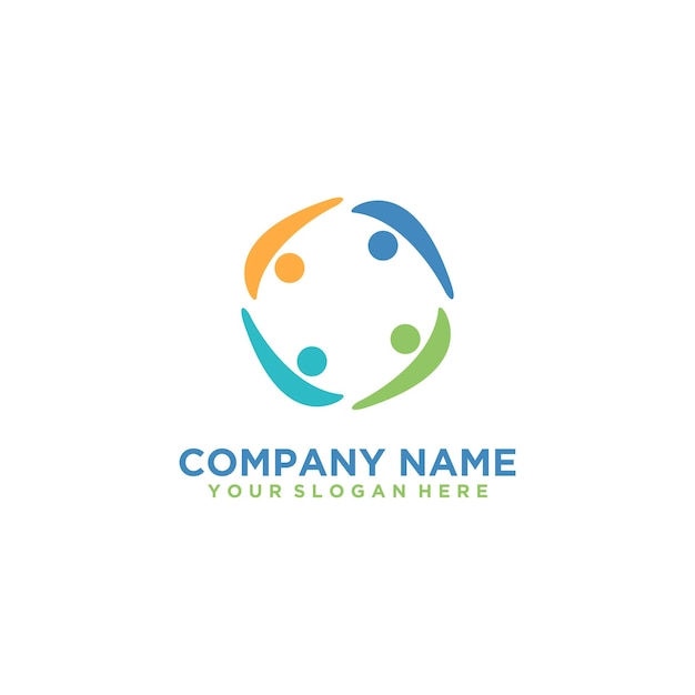 plantilla de diseño del logotipo de salud humana