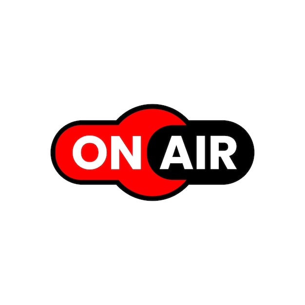 Plantilla de diseño de logotipo de señal de aire