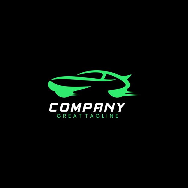 plantilla de diseño del logotipo del servicio de automóviles y del concesionario