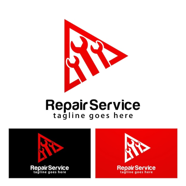 Plantilla de diseño de logotipo de servicio de reparación