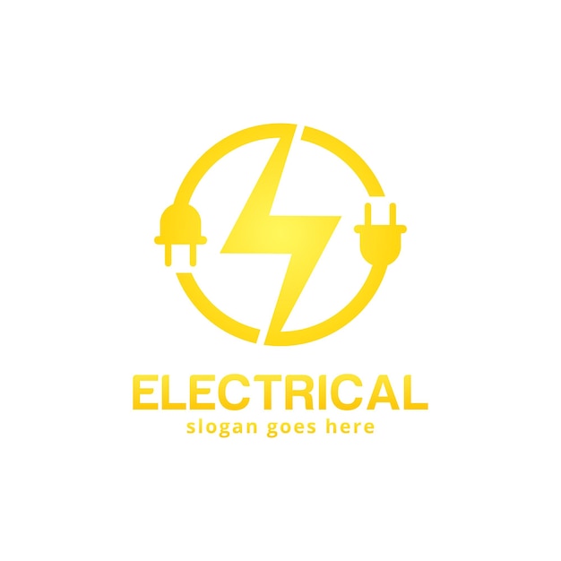 Plantilla de diseño de logotipo de servicios eléctricos