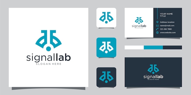 Plantilla de diseño de logotipo de signallab