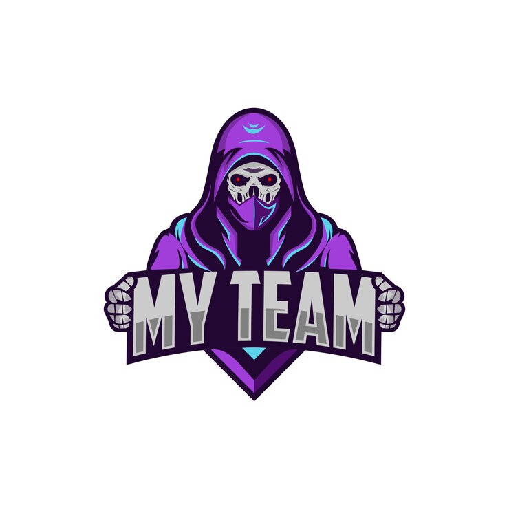 Plantilla de diseño de logotipo Skull E-Sport