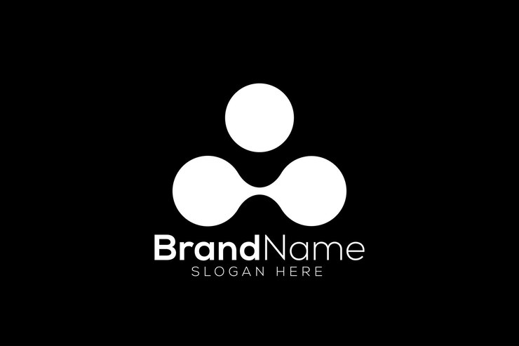 Plantilla de diseño de logotipo de tecnología de letra A de moda
