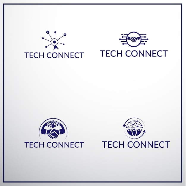 Plantilla de diseño de logotipo de tecnología o tecnología