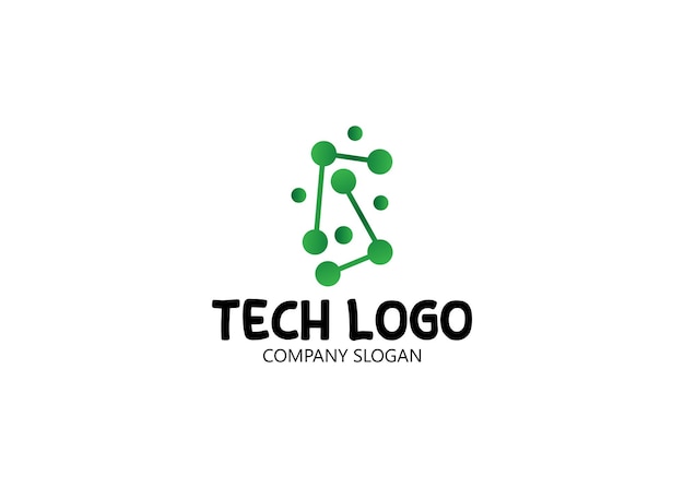 Plantilla de diseño de logotipo de tecnología