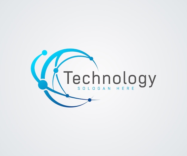 Plantilla de diseño de logotipo de tecnología