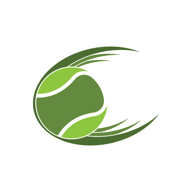 Plantilla de diseño de logotipo de tenis
