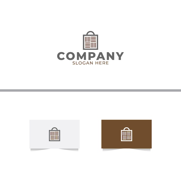Plantilla de diseño de logotipo de tienda de azulejos