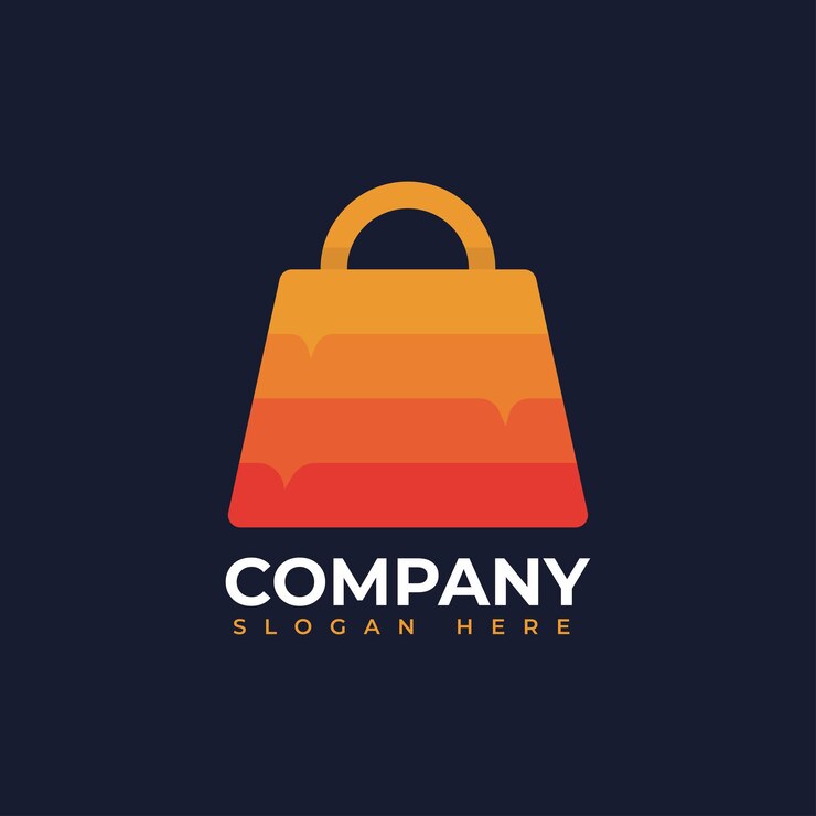 Plantilla de diseño de logotipo de tienda colorida
