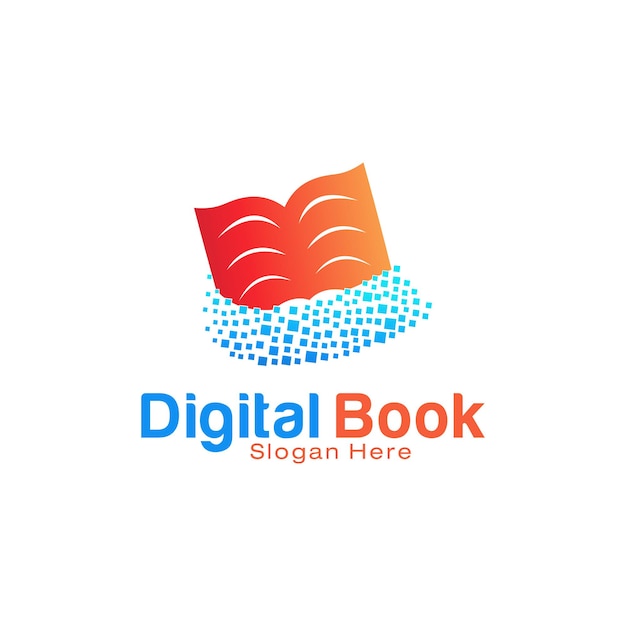 Plantilla de diseño de logotipo de tienda digital