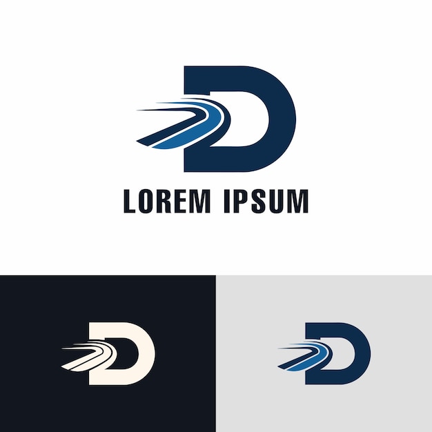 plantilla de diseño de logotipo de transporte profesional