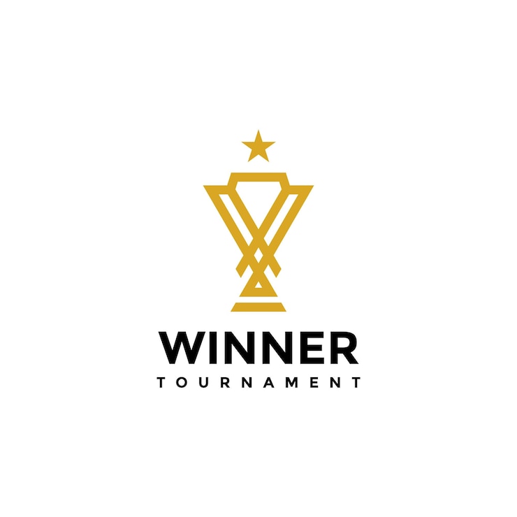 Vector plantilla de diseño de logotipo de trofeodescargar