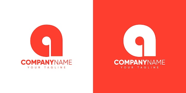 Una plantilla de diseño de logotipo de ubicación de letra