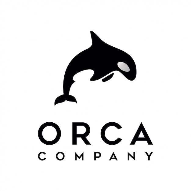 Plantilla de diseño de logotipo de vector de ballena