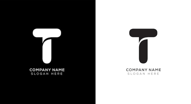 Plantilla de diseño de logotipo de vector corporativo de identidad de marca con fondo blanco y negro