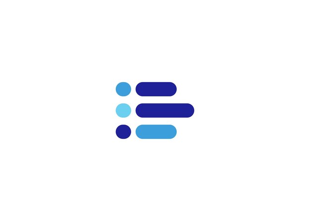 Plantilla de diseño de logotipo de vector de documento mínimo