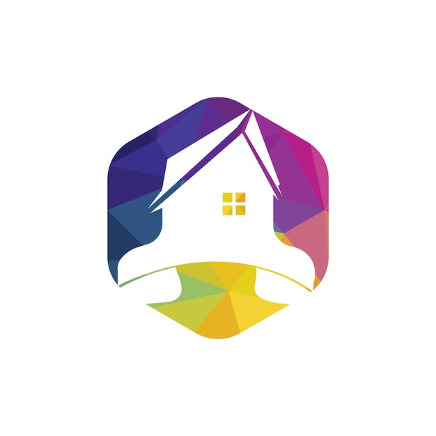 Plantilla de diseño de logotipo de vector de llamada a domicilio