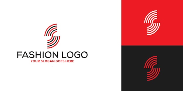 plantilla de diseño de logotipo de vector de negocio textil