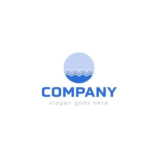 Plantilla de diseño de logotipo vectorial abstracto