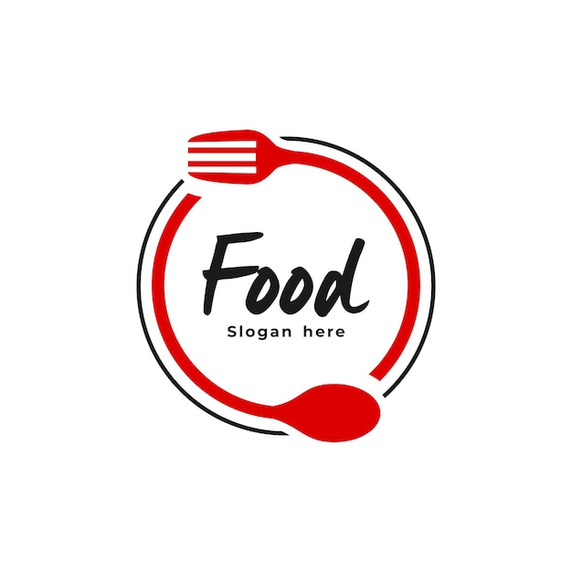 plantilla de diseño del logotipo vectorial de alimentos