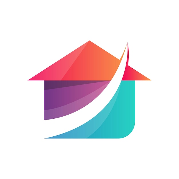 Plantilla de diseño de logotipo vectorial de bienes raíces
