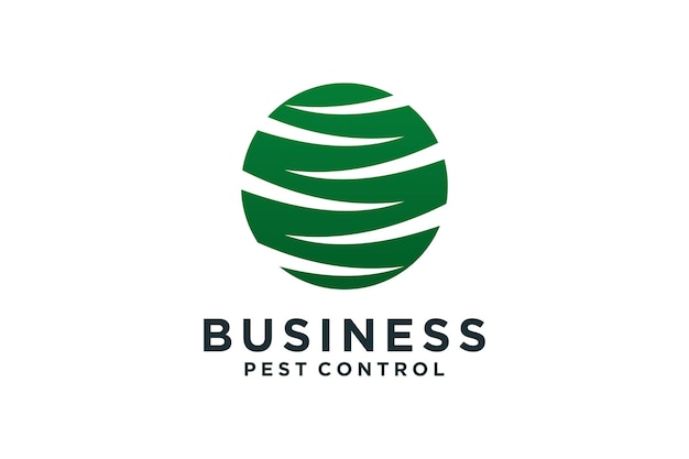Plantilla de diseño de logotipo vectorial para empresa Icono global