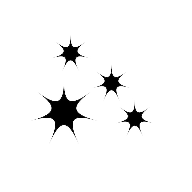 plantilla de diseño de logotipo vectorial de icono de brillo