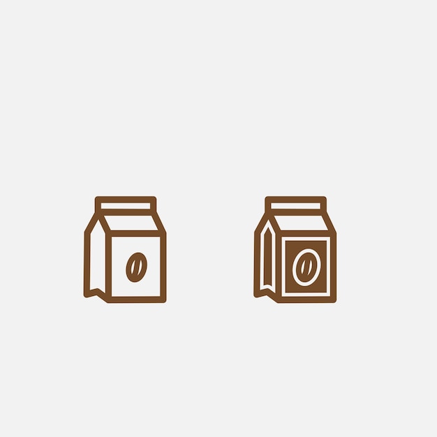 plantilla de diseño de logotipo vectorial del icono del café