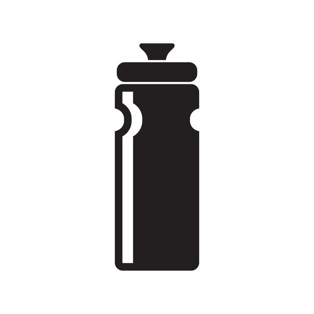plantilla de diseño del logotipo vectorial del icono deportivo de la botella