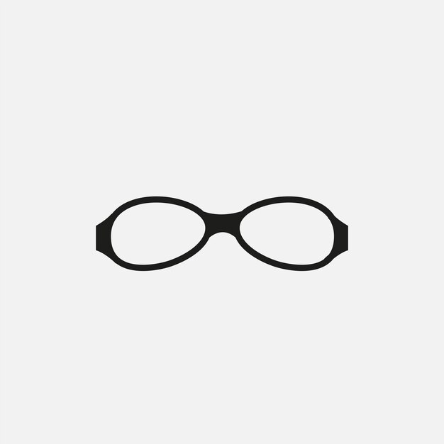 plantilla de diseño del logotipo vectorial del icono de las gafas