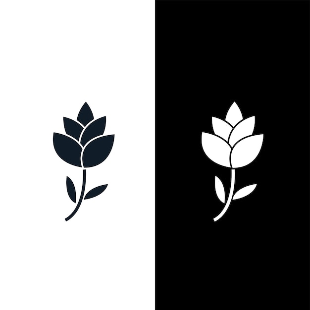 plantilla de diseño del logotipo vectorial del icono de Lotus