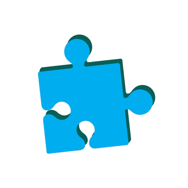 plantilla de diseño de logotipo vectorial de icono de rompecabezas
