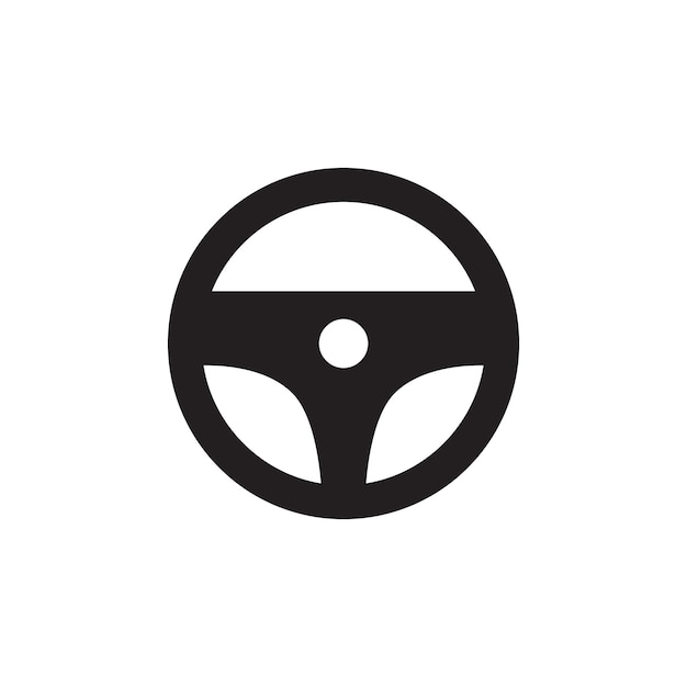 plantilla de diseño del logotipo vectorial del icono del volante