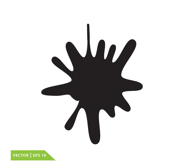 plantilla de diseño de logotipo vectorial de iconos de salpicaduras