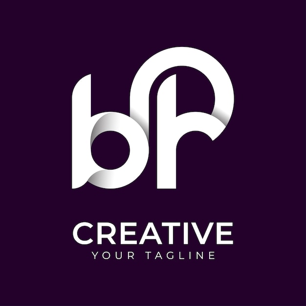 plantilla de diseño del logotipo vectorial de la letra br