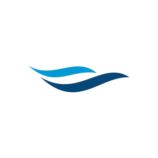 Plantilla de diseño de logotipo vectorial Swoosh abstracto