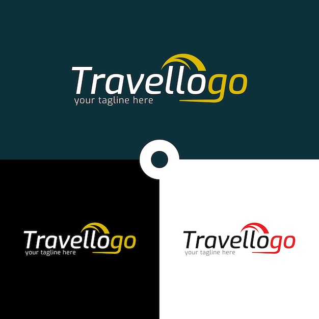 plantilla de diseño de logotipo de viaje para agencia de viajes
