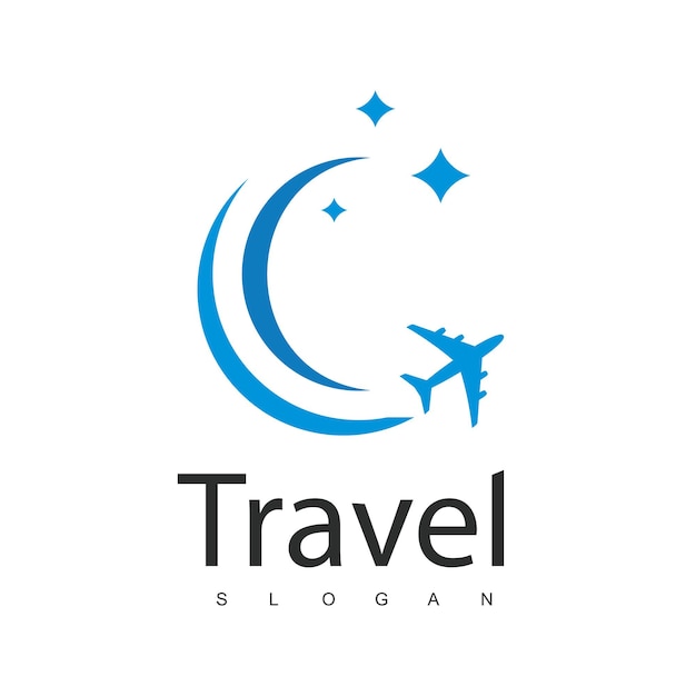 Plantilla de diseño de logotipo de viaje y viaje