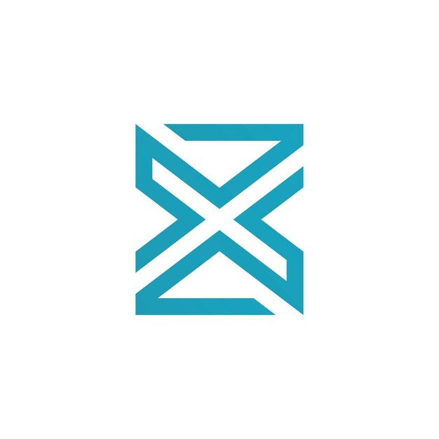 Plantilla y diseño de logotipo X