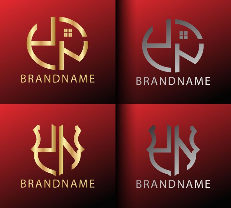 Vector plantilla de diseño de logotipo yn de letra inicial de monograma moderno